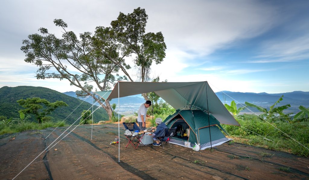 camping en tente