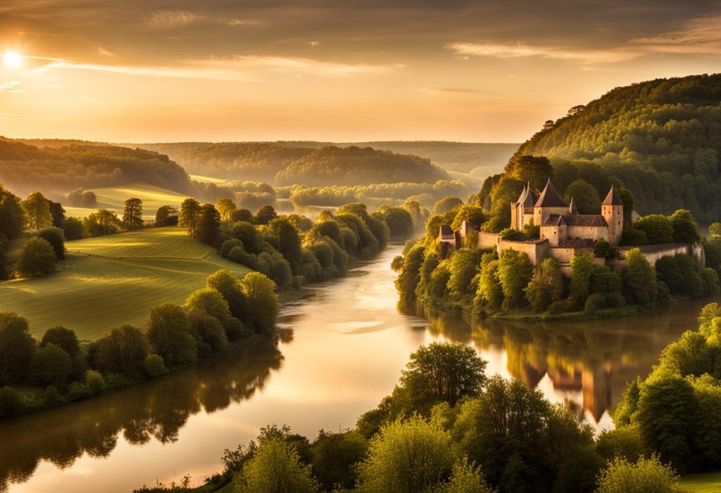 Château historique en Dordogne