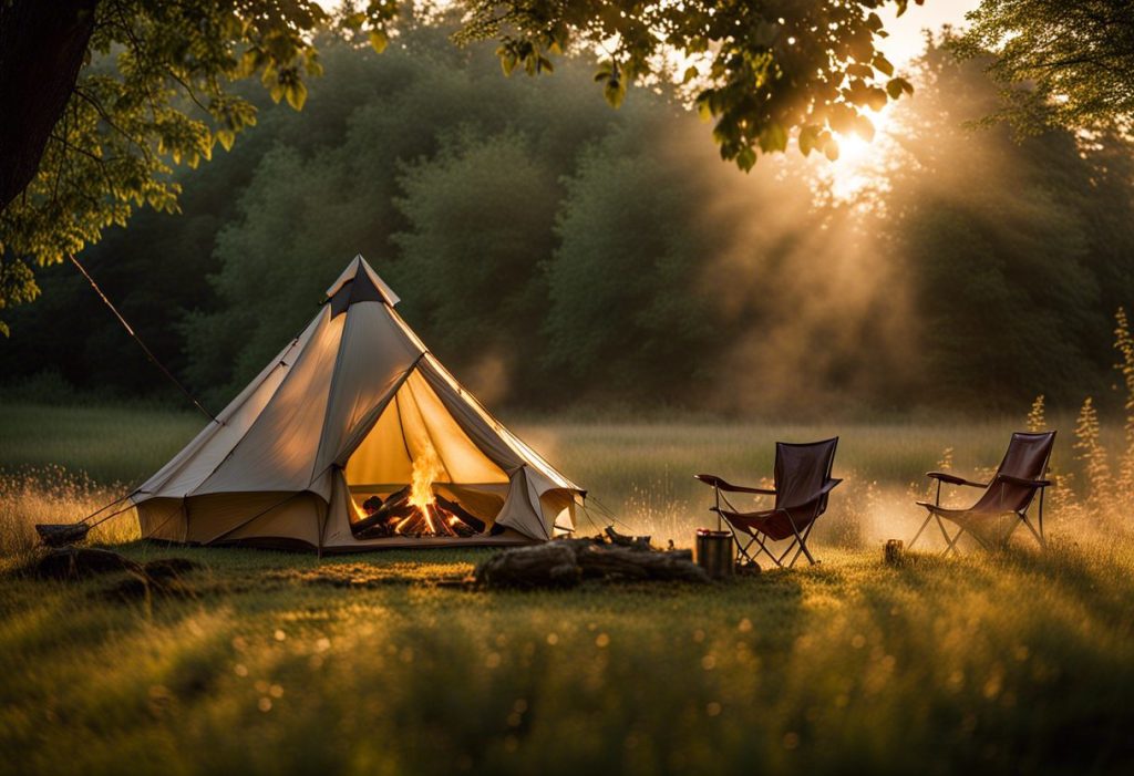 Camping en Périgord Blanc