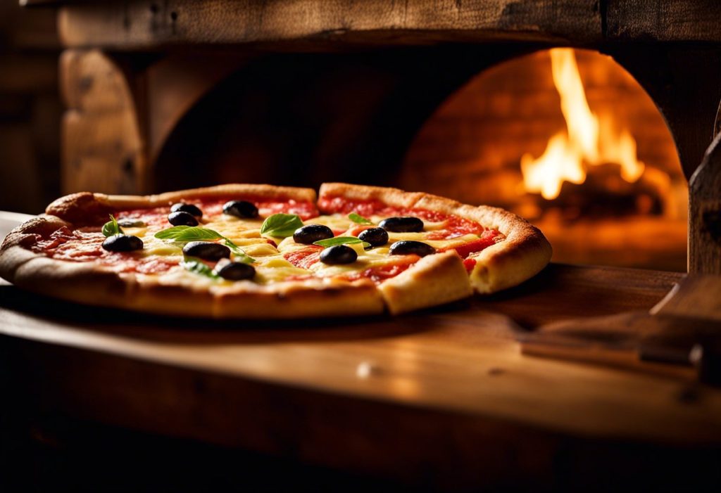 Pizza savoureuse sur table Sarlat